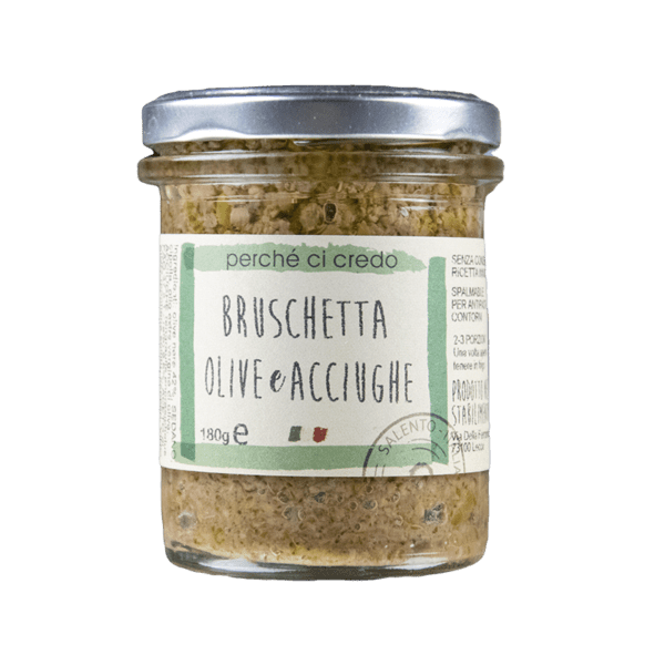 Bruchetta Olive e Acciugghe